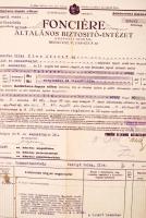 cca 1931-1954 Vegyes okmány tétel(fizetési meghagyás, nyugtatvány, díjnyugta, nyilatkozatidézés, stb...