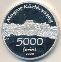 2008. 5000Ft &quot;Siklósi Vár&quot; tanúsítvánnyal T:PP karc, ujjlenyomat  Adamo EM218