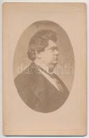 Csiky Gergely (1842-1891) drámaíró eredeti fotója vizitkártya méretben 7x11 cm