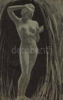 Erotic nude art postcard