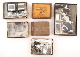 cca 1940-1960 Nagy fotó hagyaték tétel, javarészt családi fotókkal, benne egy-két budapesti városkép...