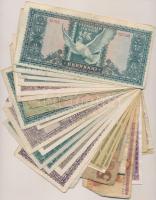 30db-os vegyes magyar és külföldi bankjegy tétel T:vegyes
30pcs of various banknotes C:mixed
