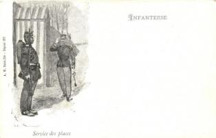 Infanterie, Service des places / WWI French military, infantrymen