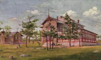 Dobogókő, báró Eötvös Lóránd-menedékház, s: Vezényi