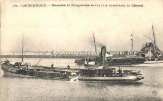 Dunkirk, Dunkerque; Suceuse et Dragueuse / Suction dredge