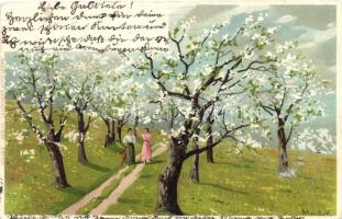 Spring, Erika Nr. 607. litho s: Mailick