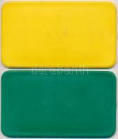 Kalocsa/Börtönpénzek műanyag bónok 1996-tól 10Ft sárga + 20Ft zöld T:1-