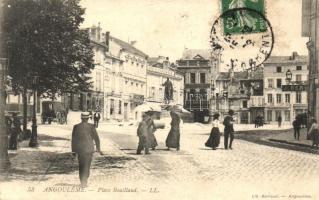 Angouleme, Place Bouillaud / square (wet damage)