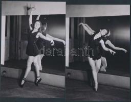 cca 1935 Budapest, Balett próbán, Danassy Károly (1904-1996) hagyatékában őrzött 6 db negatívról kés...