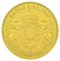 1911KB 10K Au "Ferenc József" (3.38g/0.900) T:2 ph.
Hungary 1911. 10 Korona Au "Fran...