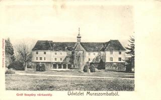 Muraszombat, Murska Sobota; gróf Szapáry várkastélya / castle