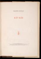Illyés Gyula: Két kéz. (Versek) Bp. (1950) Athenaeum. 39 p. Első kiadás. Kiadói félvászon kötésben, ...