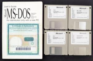 Microsoft MS-DOS telepítőcsomag (3+1 db floppy), angol nyelvű felhasználói kézikönyvvel