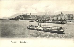 Pozsony, Pressburg, Bratislava; Vesta gőzös / SS Vesta