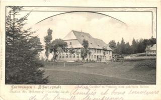 Furtwangen im Schwarzwald, Gasthof und Pension zum goldenen Raben / guest house (EK)