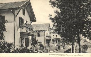 Oberammergau, Ammer / villas