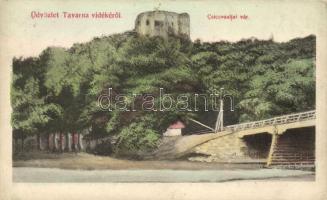 Csicsvaalja, Podcicva; vár, híd / castle, bridge (EK)