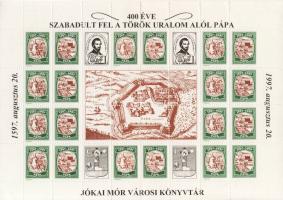 1997 400 éve szabadult fel Pápa a török uralom alól levélzáró kisív