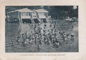 cca 1920-30 Dr. Horvát Pensio és Gyógyintézete Abbazia (Italia) reklámnyomtatvány, képekkel illusztr...