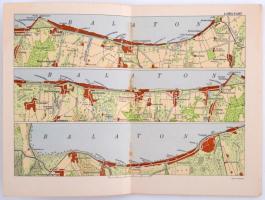 Balatonföldvár és környéke, Panorama útikönyvek. Bp.,1958, Athenaeum. Kiadói papír kötésben