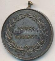 Német Államok / Poroszország 1873-1918. "Harcos Érdemérem" ezüstözött fém kitüntetés a rit...