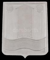 1979. "Berettyóújfalu - A városért" ezüstözött fém plakett eredeti dísztokban (93,5x119mm)...