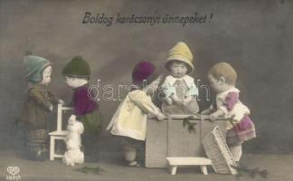 Boldog karácsonyi ünnepeket! / Christmas, children, EAS No. 2931/1