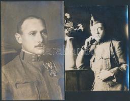 cca 1910-1940 5 db katonai fotó