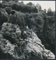 1980 Természeti szépségek, jelzés nélküli vintage fotóművészeti alkotás, 19x18 cm /
1980 erotic pho...