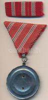1957. "Szolgálati Érdemérem" zománcozott Br kitüntetés mellszalagon, szalagsávval és minia...