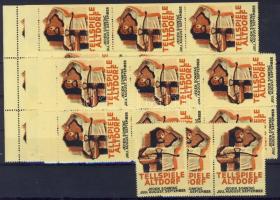 Svájc, ca. 1920, Lot 33 "Tellspiele Altdorf" levélzáróbélyeg