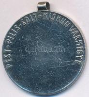 Maugsch Gyula (1882-1945) 1929. "Pest-Pilis-Solt-Kiskun vármegye" ezüstözött Br emlékérem ...