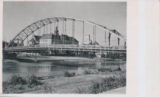 Győr, Révfalu, Duna híd '1938 A Szent Jobb országjárása' So. Stpl, Dobos photo