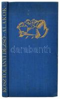 Kosztolányi Dezső: Alakok. A képeket Molnár C. Pál rajzolta. Bp., 1929, Kir. Magy. Egyetemi ny. 144 p. Első kiadás. Lapszámozáson belül Molnár C. Pál 36 képével. Kiadói kissé foltos aranyozott vászonkötésben.