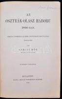 Szécsi Mór: Az osztrák-olasz háború 1866-ban.
Az osztrák-olasz háború 1866-ban. Bp. 1893. MTA. XI+2...