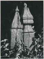 cca 1975 Gebhardt György (1910-1993): Kopjafák, aláírt vintage fotóművészeti alkotás, 24x18 cm