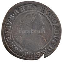 1669KB 6kr Ag "I. Lipót" Körmöcbánya (2.99g) T:2-,3 ki. Huszár 1450., Unger II.: 1072.