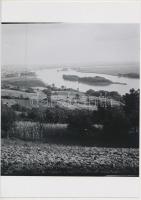 cca 1930 Dunakanyar, Visegrád, 3 db korabeli negatívról készült modern nagyítás, 13x18 cm-es fotópap...