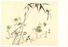 38 db modern használatlan képeslap, 26 db japán és egyiptomi motívumlap valamint 12 db reprint debre...