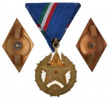 1951. "Közbiztonsági Érem" arany fokozata a rendőrség tagjai részére, aranyozott kitünteté...