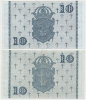 Svédország 1955. 10Kr + 1957. 10Kr T:III
Sweden 1955. 10 Kronor + 1957. 10 Kronor C:F
