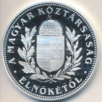 Kósa István (1953-) DN "A Magyar Köztársaság Elnökétől / Hősök tere" Ag emlékérem tanúsítv...