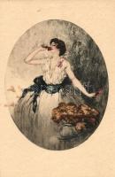 Italian art postcard, Italien Gravur 1788. s: J. Hardy