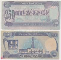 Irak 1980. 10D + 1990. 25D + 1994. 100D + 1995. 250D T:III
Iraq 1980. 10 Dinars + 1990. 25 Dinars +...