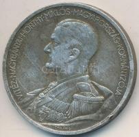 1939. 5P Ag &quot;Horthy balra&quot; T:2- erős patina, ph.  Adamo P8.2