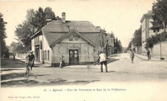 Epinal, Rue de Provence, Rue de la Prefecture, Cafe Horne / streets, cafe