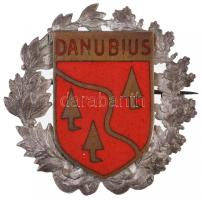 DN "Danubius" zománcozott fém jelvény (40x40mm) T:2