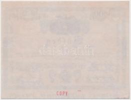 Ausztria 1800. 500G másolata, "COPY" felirattal a hátlapon T:I-
Austria 1800. 500 Gulden ...