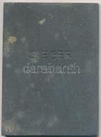 Ausztria 1949. Gerelyhajító díjplakett (44,5x32,5mm) T:2-
Austria 1949. "Askö-Bez. MSTSCHFT 19...