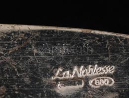 Ezüst (Ag.) mini virágok (2 sd), jelzett, h:9,5 cm, h:9 cm, nettó:7 g